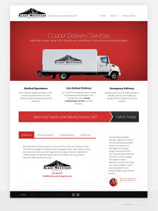 Black Mountain Logistics Website by Stellar Nine